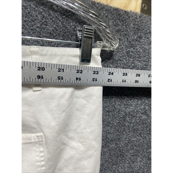 Denim & Co White Plus Size Bermuda Shorts Size 24W - Picture 4 of 8